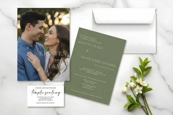 Temple Sealing Invitations
